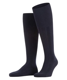 FALKE Kniestrümpfe Lhasa Rib (1-Paar) Dunkelblau/Schwarz/Blau