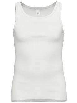 Ammann Achselhemd Unterhemd Day Classic Creme/Weiß