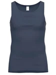 Ammann Achselhemd Unterhemd Day Classic Dunkelblau/Grau/Blau