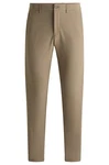BOSS GREEN Anzughose T_Commuter-Slim mit Grtelschlaufen grün