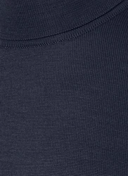 MAERZ Muenchen Strickpullover Rollkragen Dunkelblau/Blau