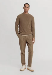 Hessnatur Strickpullover Khaki/Braun/Beige/Grau/Dunkelgrün