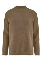 Hessnatur Strickpullover Khaki/Braun/Beige/Grau/Dunkelgrün