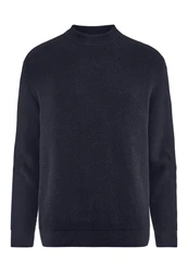 Hessnatur Strickpullover Dunkelblau