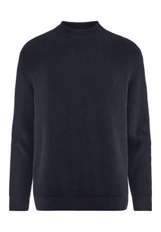 Hessnatur Strickpullover Dunkelblau