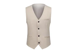 Allthemen Anzug Businessanzug Slim Fit Herren Khaki/Beige/Braun/Grau