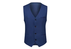 Allthemen Anzug Businessanzug Slim Fit Herren Dunkelblau/Blau/Hellblau