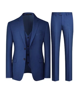Allthemen Anzug Businessanzug Slim Fit Herren