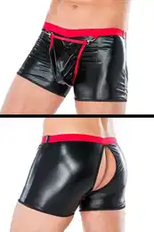 Panty-Ouvert Schwarze Boxershorts MC/9062 - (2XL/3XL,4XL/5