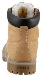 Dockers by Gerli Schnürboots Winterboots Worker Boots Beige/Braun