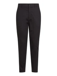 Calvin Klein Chinohose SATEEN STRETCH TAPERED Schwarz/Khaki/Dunkelgrau