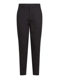 Chinohose SATEEN STRETCH TAPERED mit Logoprgung