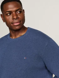 Tommy Hilfiger Big & Tall Pullover ESSENTIAL Dunkelblau/Hellblau/Blau
