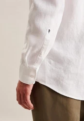 Seidensticker Businesshemd Regular Langarm Kentkragen Uni Creme/Weiß/Khaki/Braun/Beige/Grau
