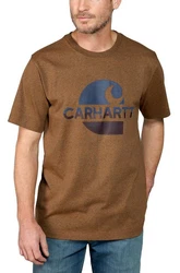 Carhartt Relaxed Fit Heavyweight C Graphic T-Shirt grn