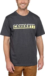 Carhartt Relaxed Fit Heavyweight Logo Graphic T-Shirt grau