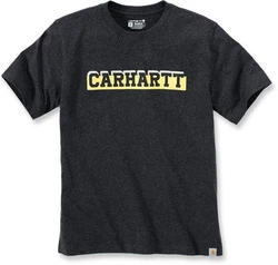 Carhartt Relaxed Fit Heavyweight Logo Graphic T-Shirt grau