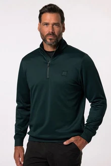 JP1880 Sweatshirt Sweat-Troyer QuickDry Dunkelgrün/Grün