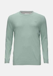 Strickpullover Strickpullover mit Crewneck Logo