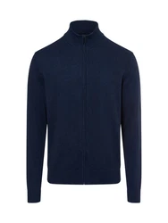 Andrew James Strickjacke Dunkelblau/Blau/Hellblau