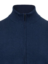 Andrew James Strickjacke Dunkelblau/Blau/Hellblau