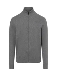 Andrew James Strickjacke Dunkelgrau/Hellgrau/Grau