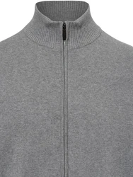 Andrew James Strickjacke Dunkelgrau/Hellgrau/Grau