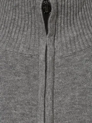Andrew James Strickjacke Hellgrau/Dunkelgrau/Grau