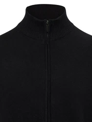Andrew James Strickjacke Schwarz
