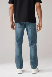 Next Straight Jeans Classic Straight Fit Jeans mit Stretch Blau/Hellblau/Fliederfarben