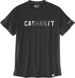 Carhartt Force Flex Block Logo T-Shirt carbon heather