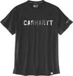Carhartt Force Flex Block Logo T-Shirt carbon heather