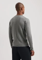 Dstrezzed Strickpullover mit Rollkragen Dunkelgrau/Grau/Hellgrau