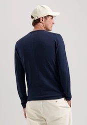 Dstrezzed Strickpullover mit Rollkragen Dunkelblau/Blau