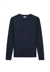 Dstrezzed Strickpullover mit Rollkragen Dunkelblau/Blau