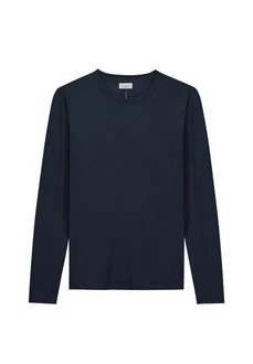 Dstrezzed Strickpullover mit Rollkragen Dunkelblau/Blau