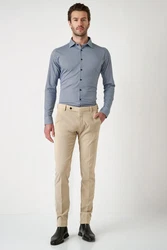 DESOTO Langarmhemd Raglanschnitt Dunkelblau/Hellblau/Blau