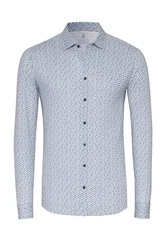 DESOTO Langarmhemd Raglanschnitt Dunkelblau/Hellblau/Blau