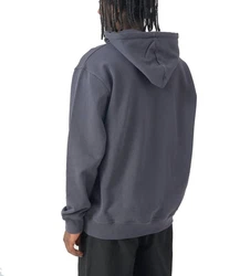 Cleptomanicx Kapuzensweatshirt Boxy Hooded Sardinade Hellgrau/Lila/Dunkelgrau/Dunkelblau/Grau