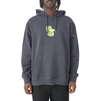 Cleptomanicx Kapuzensweatshirt Boxy Hooded Sardinade Hellgrau/Lila/Dunkelgrau/Dunkelblau/Grau Cleptomanicx Kapuzensweatshirt Boxy Hooded Sardinade Hellgrau/Lila/Dunkelgrau/Dunkelblau/Grau