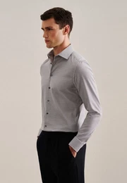 Businesshemd Slim Slim Langarm Kentkragen Druck