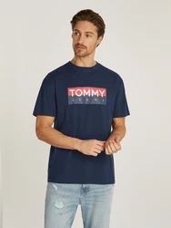 Tommy Jeans T-Shirt TJM REG RWB TOMMY ENTRY TEE Dunkelblau