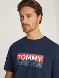Tommy Jeans T-Shirt TJM REG RWB TOMMY ENTRY TEE Dunkelblau