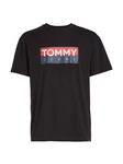 Tommy Jeans T-Shirt TJM REG RWB TOMMY ENTRY TEE Schwarz/Grün