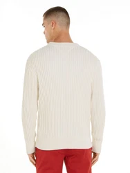 Tommy Hilfiger Rundhalspullover Global Stripe Chunky Rib C NK Color Block
