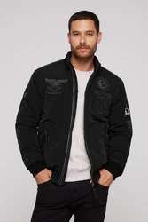 CAMP DAVID Jacke (1-St) Dunkelgrau/Schwarz/Grau