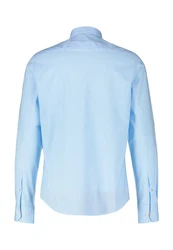 LERROS Langarmhemd Basic Poplinhemd Hellblau