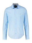 LERROS Langarmhemd Basic Poplinhemd Hellblau