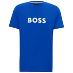 BOSS T-Shirt RN Rundhals Kurzarm Blau/Gold/Dunkelblau/Braun