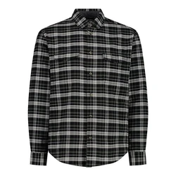 CAMPAGNOLO Outdoorhemd MAN SHIRT Schwarz/Dunkelgrün